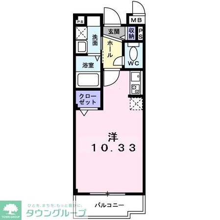 カルム・セーズの物件間取画像